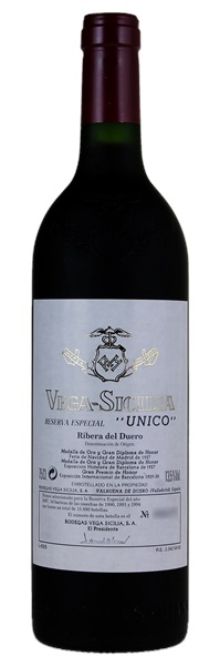 N.V. Vega Sicilia Unico Reserva Especial (2007 Bottling), 750ml