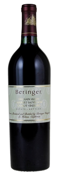 1992 Beringer Chabot Vineyard Cabernet Sauvignon, 750ml