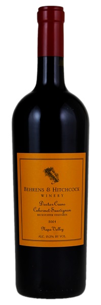 2001 Behrens & Hitchcock Dr. Crane Beckstoffer Vineyard, 750ml