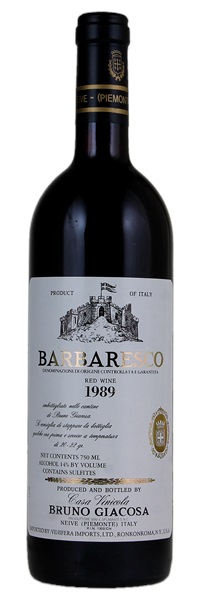 1989 Bruno Giacosa Barbaresco, 750ml