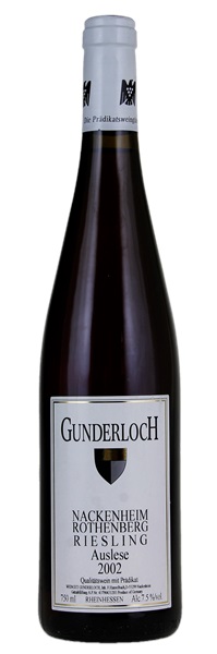 2002 Gunderloch Nackenheimer Rothenberg Riesling Auslese #12, 750ml