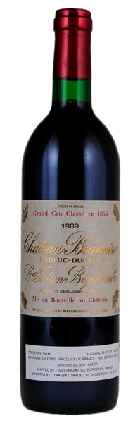 1989 Château Branaire-Ducru, 750ml