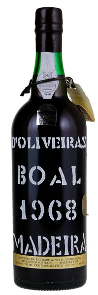 1968 D'Oliveiras Boal Madeira, 750ml