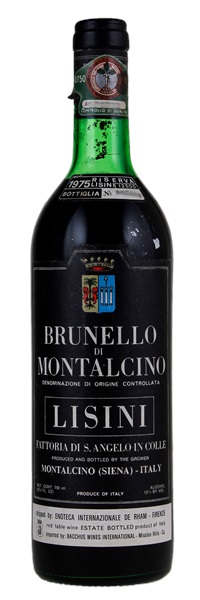1975 Lisini Brunello di Montalcino Riserva, 750ml