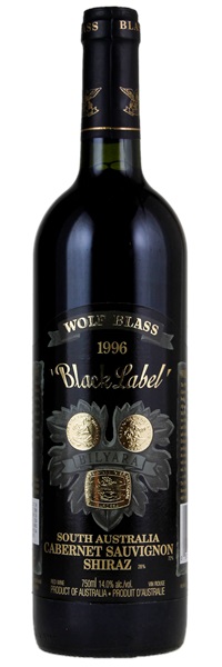 1996 Wolf Blass Black Label Cabernet/Shiraz, 750ml