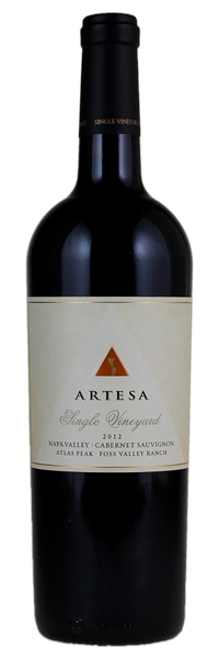 2012 Artesa Single Vineyard Foss Valley Ranch Cabernet Sauvignon, 750ml