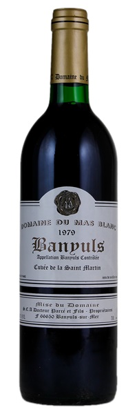 1979 Domaine du Mas Blanc Banyuls Cuvee St. Martin, 750ml