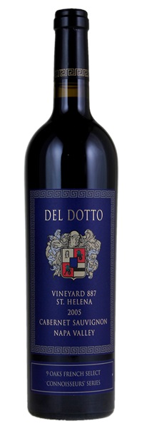 2005 Del Dotto Connoisseurs' Series Vineyard 887 9 Oaks French Select Cabernet Sauvignon, 750ml
