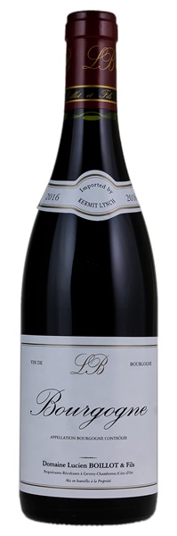 2016 Lucien Boillot & Fils Bourgogne Rouge, 750ml