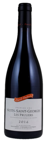 2016 David Duband Nuits-St.-Georges Les Pruliers, 750ml