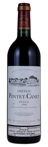 1998 Château Pontet-Canet, 750ml