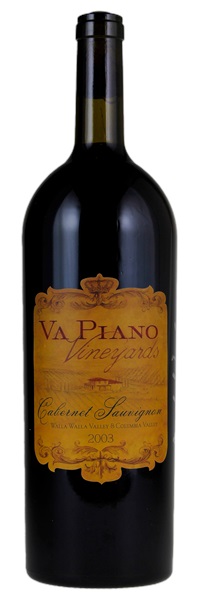 2003 Va Piano Vineyards Walla Walla Valley & Columbia Valley Cabernet Sauvignon, 1.5ltr