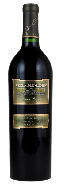 2000 Villa Mt. Eden Fox Creek Vineyard Grand Reserve Zinfandel, 750ml