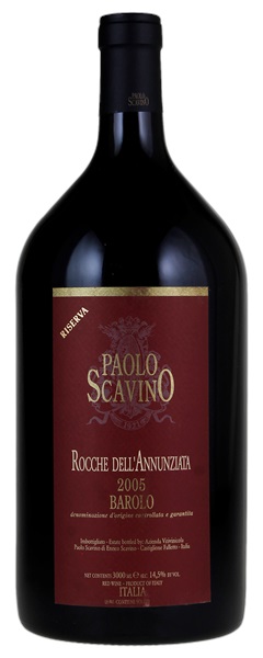 2005 Paolo Scavino Barolo Rocche dell'Annunziata Riserva, 3.0ltr