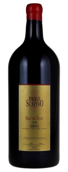 1996 Paolo Scavino Barolo Bric del Fiasc, 5.0ltr