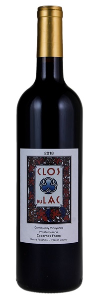 2018 Vinum Clos Du Lac Vineyard Cabernet Franc, 750ml