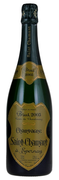2005 Saint-Chamant Brut Cuvee De Chardonnay, 750ml