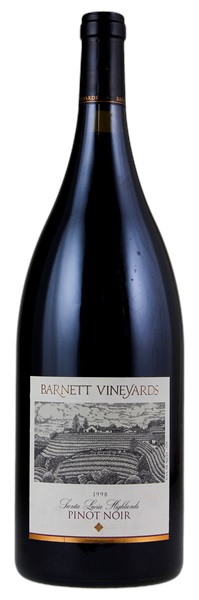 1998 Barnett Vineyards Santa Lucia Highlands Pinot Noir, 1.5ltr