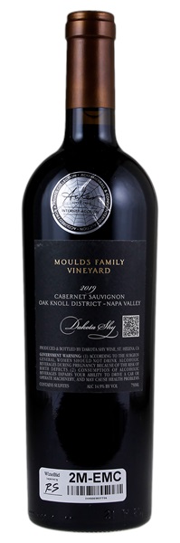 2019 Dakota Shy Moulds Vineyard Cabernet Sauvignon, 750ml