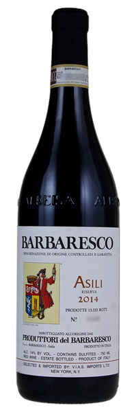 2014 Produttori del Barbaresco Barbaresco Asili Riserva, 750ml
