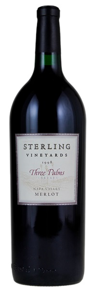 1998 Sterling Vineyards Three Palms Merlot, 1.5ltr