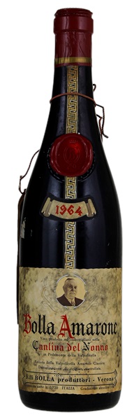 1964 Bolla Amarone della Valpolicella Classico Cantina del Nonno, 750ml