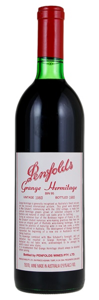 1983 Penfolds Grange, 750ml