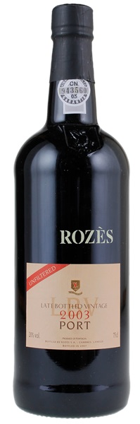 2003 Rozes Late Bottled Vintage Port, 750ml