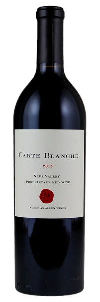 2015 Nicholas Allen Wines Carte Blanche Proprietary Red, 750ml