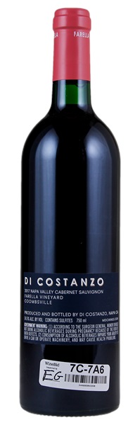 2017 Di Costanzo Farella Vineyard Cabernet Sauvignon, 750ml