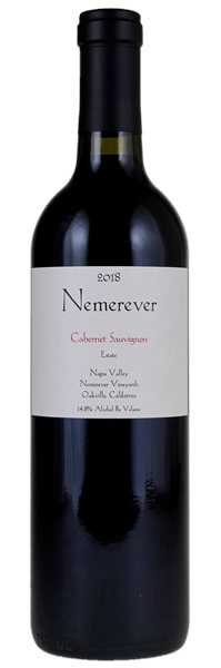 2018 Nemerever Cabernet Sauvignon, 750ml