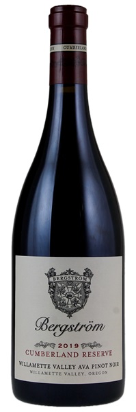2019 Bergstrom Winery Cumberland Vineyard Reserve Pinot Noir, 750ml