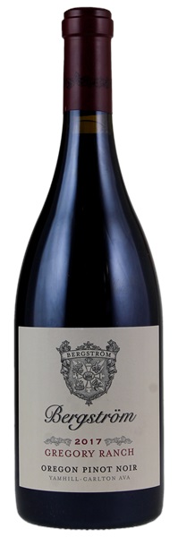 2017 Bergstrom Winery Gregory Ranch Pinot Noir, 750ml