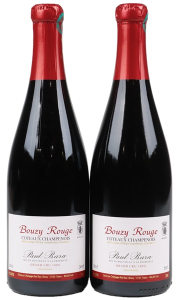 2015 Paul Bara Coteaux Champenois Bouzy Rouge, 750ml