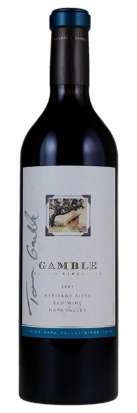 2007 Gamble Family Vineyards Heritage Sites Red, 750ml