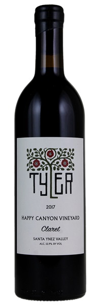 2017 Tyler Winery Happy Canyon Vineyard Claret, 750ml