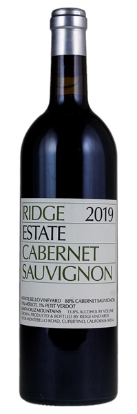 2019 Ridge Estate Cabernet Sauvignon, 750ml