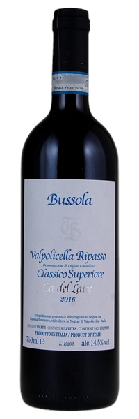 2016 Tommaso Bussola Valpolicella Ripasso Classico Superiore Ca' del Laito T.B, 750ml