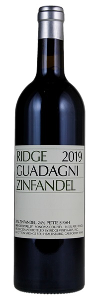 2019 Ridge Guadagni Zinfandel ATP, 750ml