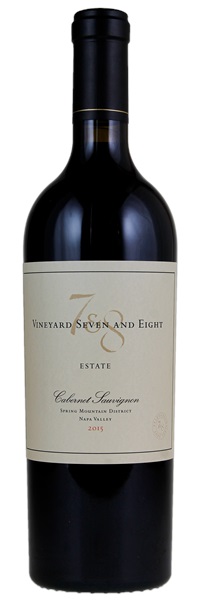 2015 Vineyard Seven And Eight Estate Cabernet Sauvignon, 750ml