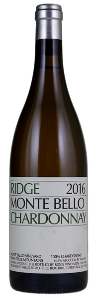 2016 Ridge Monte Bello Chardonnay, 750ml