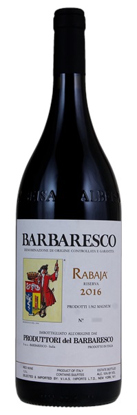2016 Produttori del Barbaresco Barbaresco Rabaja Riserva, 1.5ltr
