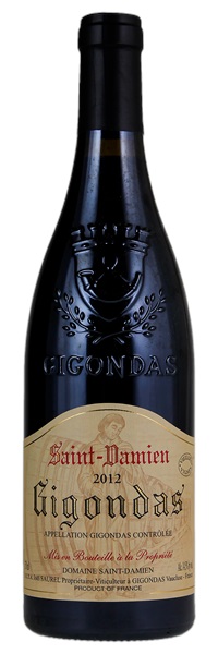 2012 Domaine Saint-Damien Gigondas Vieilles Vignes, 750ml