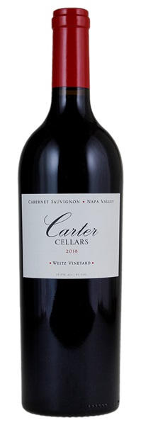 2018 Carter Cellars Weitz Vineyard Cabernet Sauvignon, 750ml