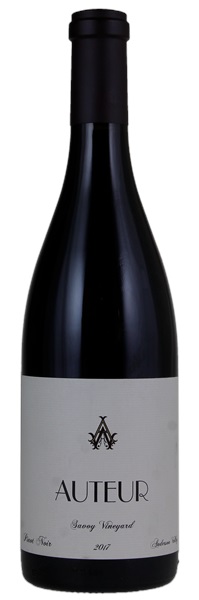 2017 Auteur Savoy Vineyard Pinot Noir, 750ml