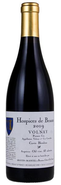 2019 Hospices de Beaune Volnay 1er Cru Cuvee Blondeau Old Vines elevage Seguin-Manuel, 750ml