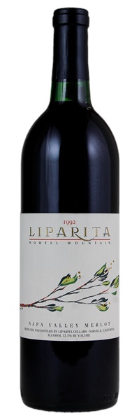 1992 Liparita Cellars Howell Mountain Merlot, 750ml