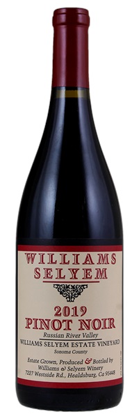 2019 Williams Selyem Williams Selyem Estate Vineyard Pinot Noir, 750ml
