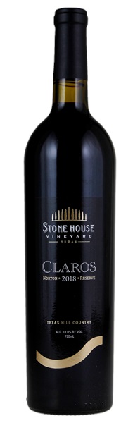 2018 Stone House Claros Reserve Norton, 750ml