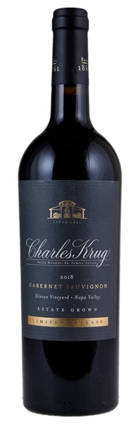 2018 Charles Krug (Peter Mondavi Family) Slinsen Vineyard Limited Release Cabernet Sauvignon, 750ml
